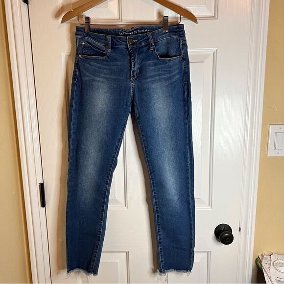 Articles Of Society Stretchy Jean, Size 28.‎  Comfy!  Distressed Ankle. - Picture 1 of 7